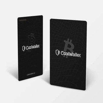 Криптогаманець CoolWallet Go з NFC на 2 картки Black Core + Lifetime Warranty з пожиттєвою гарантією (CWGOBCLW)
