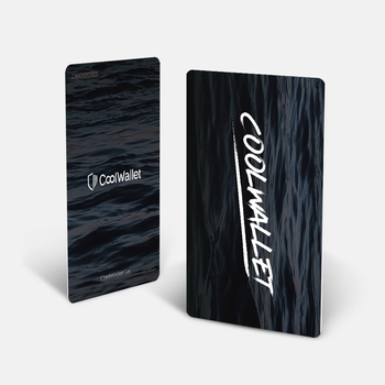 Криптогаманець CoolWallet Go з NFC на 2 картки Dark Tide + Lifetime Warranty з пожиттєвою гарантією (CWGODTLW)
