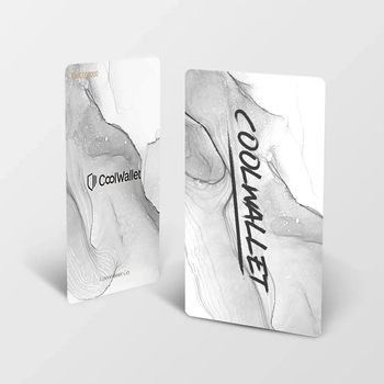 Криптогаманець CoolWallet Go з NFC на 2 картки Marble Mist + Lifetime Warranty з пожиттєвою гарантією (CWGOMMLW)