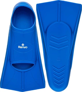 Короткие тренировочные ласты в бассейне Renvo Frio с закрытой пяткой 24-26 Синие (SF100-04 24-26)