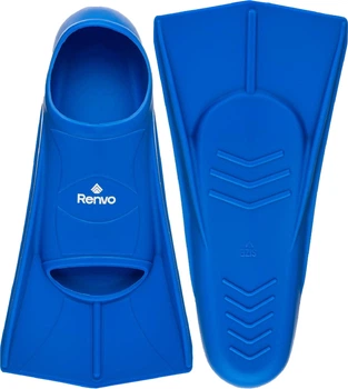 Короткі ласти для тренування в басейні Renvo Frio із закритою п'ятою 36-38 Сині (SF100-04 36-38)