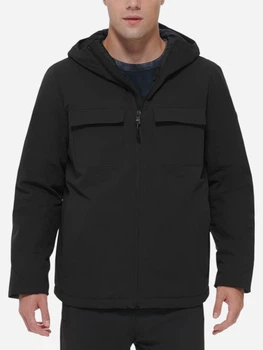 Куртка демисезонная с капюшоном мужская Donna Karan NY (DKNY) 944399061 2XL Черная (1159851586)