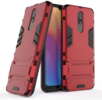 Чохол Iron для Xiaomi Redmi 8 Бампер протиударний Red Без бренду