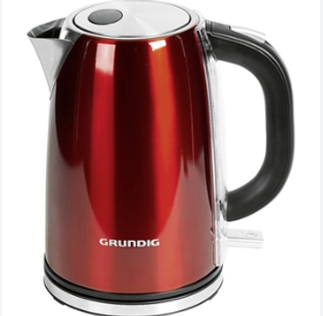 Электрочайник Grundig стильный красный электрочайник 1,7 л чайник нержавейка для всей семьи или гостей для чая