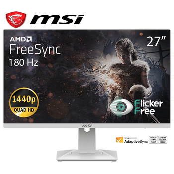 Монитор MSI MAG 274QRFW безрамочный IPS 2560x1440 QHD 27"