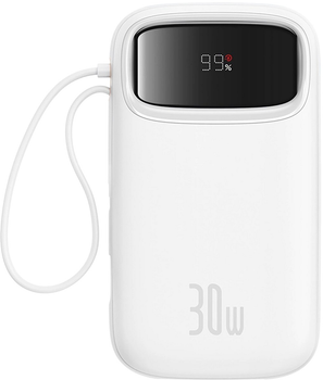 Powerbank Baseus QPow2 20000mAh 30W White (6932172667757)