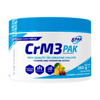 Креатин 6PAK Nutrition CrM3 Pak, 250 грамм - Вишня-лайм