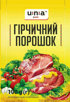 Гірчичний порошок Una pack гірчиця суха 100 г