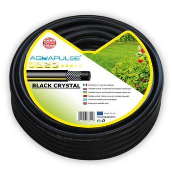 Шланг садовий 3/4 Black Crystal 25м 19мм Aquapulse шланг поливальний