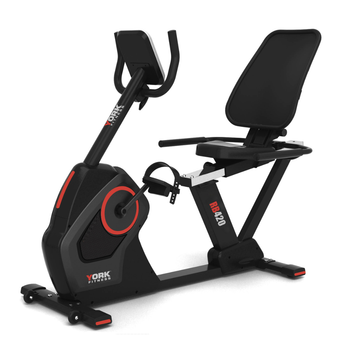 Велотренажер York Fitness RB420 Recumbent чорний. Горизонтальний, електромагнітний, до 140 кг, для схуднення, реабілітації