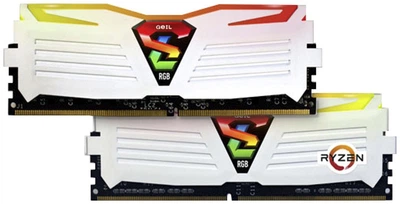 Оперативна памʼять GeIL DDR4-3000 16384MB PC4-24000 (Kit of 2x8192) Super Luce RGB Lite AMD Edition (GALWC416GB3000C16ADC)