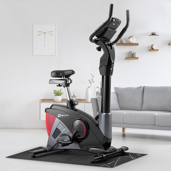 Велотренажер Hop-Sport HS-090H Apollo'21 iConsole красный + мат. Электромагнитный, до 150 кг, для дома, кардио