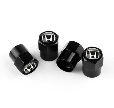 Ковпак вентиля колеса Honda 4 шт Тюнінг Чорні