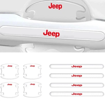 Защитная плёнка под дверные ручки Jeep 8шт (на скотче)