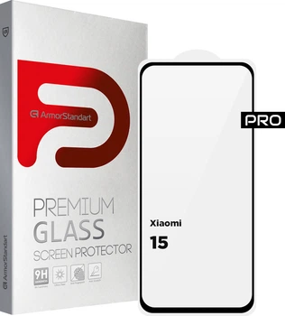 Защитное стекло для смартфона Xiaomi 15 ArmorStandart Pro Black (ARM82376)