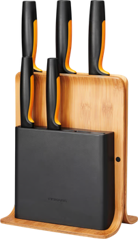Набір ножів Fiskars Functional Form у блоці 5 шт (6424002012979)