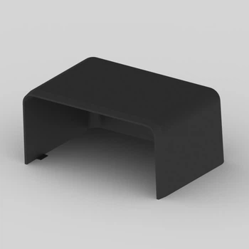 Заглушка для короба EKD 80x40мм ПВХ черный [8501_FB] EKD Kopos