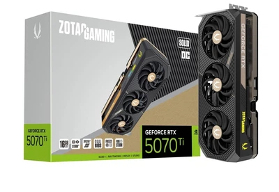 Видеокарта ZOTAC GAMING GeForce RTX 5070 Ti SOLID OC (ZT-B50710J-10P)