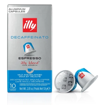 Кава в капсулах Nespresso illy Decaffeinato 10 шт Неспрессо Іллі 100% Арабіка
