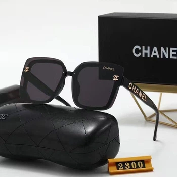 Очки солнцезащитные женские Chanel квадратные чёрные в полной комплектации с коробкой, чехлом и салфеткой