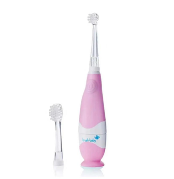 Brush-Baby BabySonic звукова зубна щітка, 0-3 роки рожева