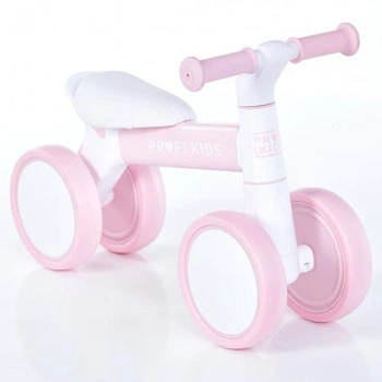 Детский велобег PROF1 KIDS MBB 1014-2 алюминиевая рама, колеса 7", розовый