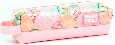 Пенал мягкий без наполнения Pink, 21x4.5x6 см, KJ3328