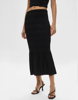 Спідниця H&M Ж1117793 (08923781) колір чорний (Ж1117793 - 209286)