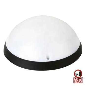 Уличный LED светильник 12W Teb Elektrik c датчиком движения настенно-потолочный 6400К черный IP54 Aqua Опал