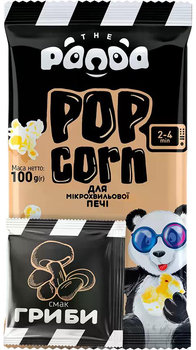Попкорн Panda смак гриби для мікрохвильової печі 100 г