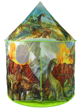 Namiot dla dzieci LEAN Toys Dinozaury Zielony (5904204755283)