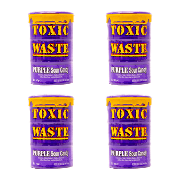Набор Конфеты 4шт Toxic Waste Purple Sour Candy 42g