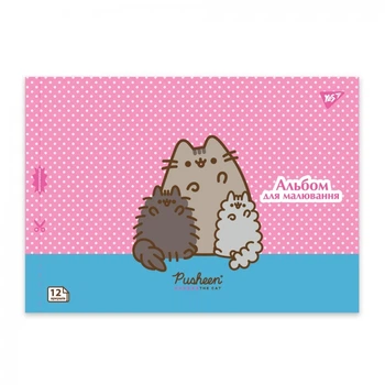 Альбом для рисования Pusheen YES 130588 12 листов Розовый shop (2000999202988)