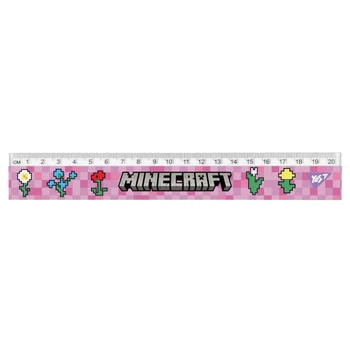 Лінійка Minecraft. Spring Yes 370684 20 см Рожевий shop (5056574450722)
