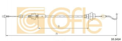 Трос акселератора Skoda Felicia 1994/10-1998/03 COFLE 101414 Skoda Felicia 6U0721555B