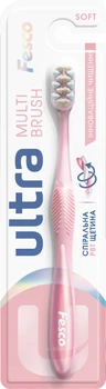 Зубна щітка Fesco Ultra Multibrush Soft М'яка рожева (4820204702090)