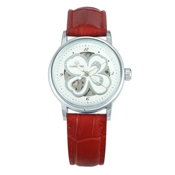 Женские часы механические Forsining Flower Rose