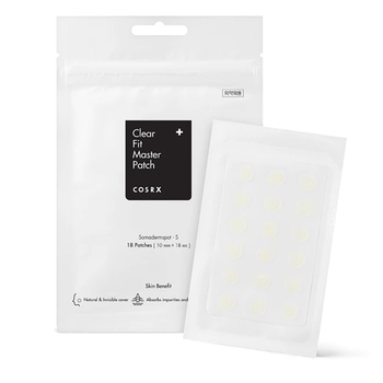 Маскирующие пластыри от прыщей Cosrx Clear Fit Master Patch, 18 шт
