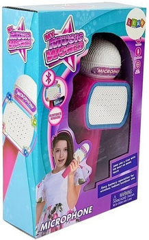 Бездротовий дитячий мікрофон Lean Toys для караоке з Bluetooth і динаміком Рожевий 7827 (5903802454185)