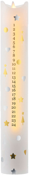Świeca Sirius Sara Sweet Christmas Kalendarz LED 29x4.8 cm (5707310240076)