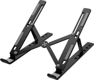 Підставка для ноутбука Laptop Stand, регульована, підставка для планшета чорна