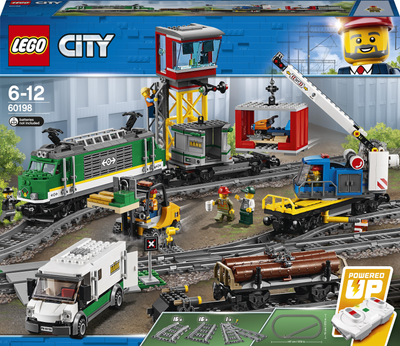 Zestaw klockow LEGO City Pociag towarowy 1226 elementow (60198) (955555910349362) - Outlet