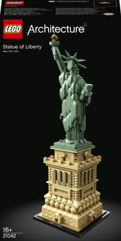 Zestaw klockow LEGO Architecture Statua Wolnosci 1685 elementow (21042) (955555909377846) - Outlet