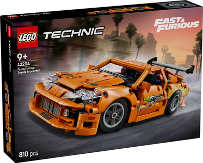 Конструктор LEGO Technic Fast and Furious Toyota Supra MK4 810 елементів (42204) (955555909501734) - Уцінка