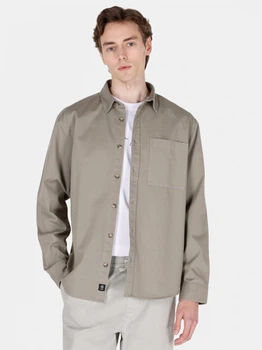 Рубашка хлопковая оверсайз мужская Colin's CL1073012LKH XL Light Khaki (8684112595627)