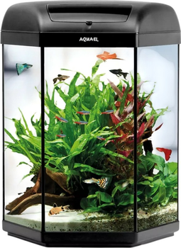 Акваріумний набір AquaEl Hexa Set 60 2.0 Black (5905546331364)