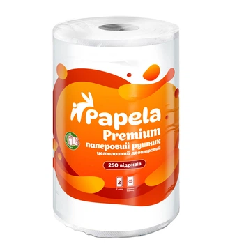 Паперовий рушник Papela Premium — 29,9 м/250 відривів