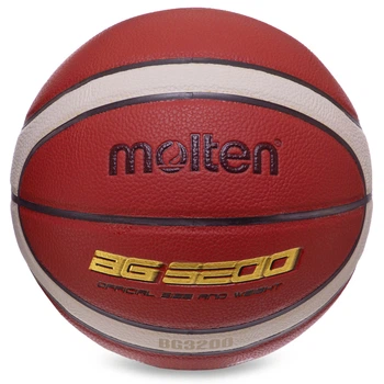 Мяч баскетбольный кожаный Molten B7G3200 для зала и улицы (Indoor/Outdoor) размер 7