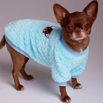 Флисовая кофта для собак Bubble 2XL Голубой