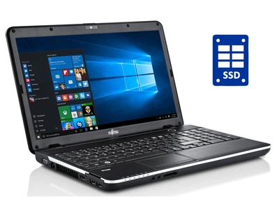 Ноутбук Fujitsu LifeBook AH512 / 15.6" (1366x768) TN / Intel Pentium B960 (2 ядра по 2.2 GHz) / 8 GB DDR3 / 120 GB SSD / Intel HD Graphics / WebCam / DVD-RW б/у